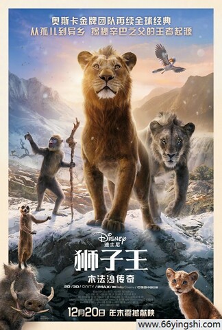 2025年美国6.6分动画片《狮子王：木法沙传奇》1080P国英双语